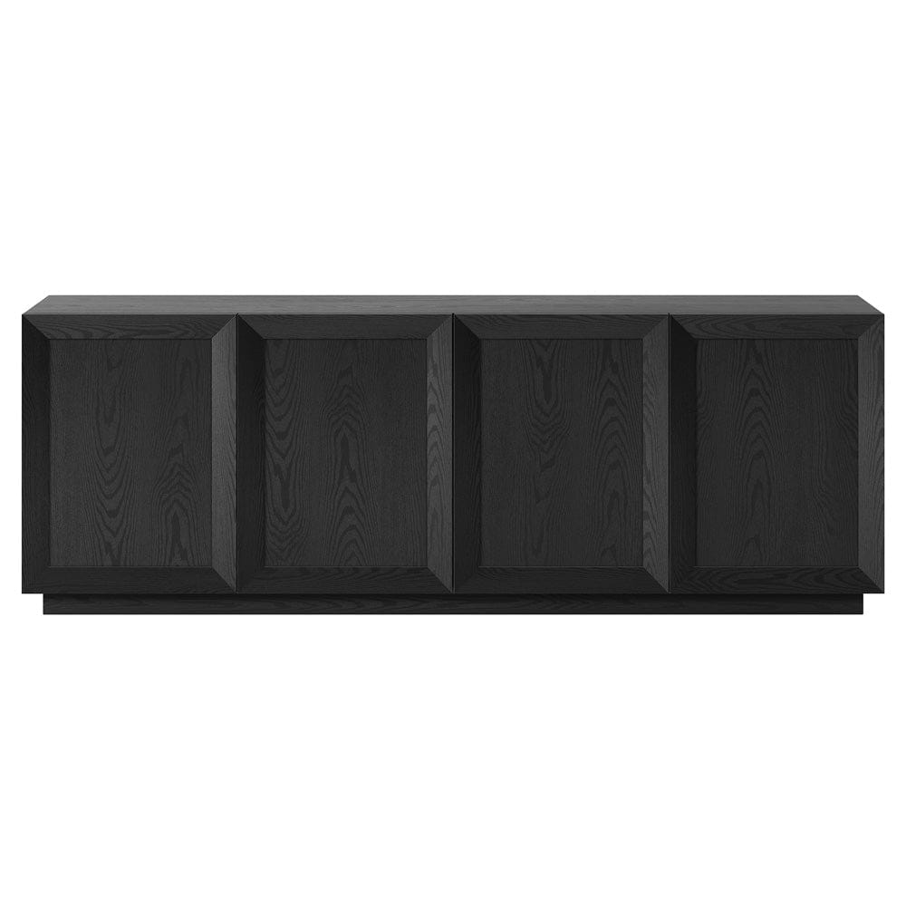 Hudson & Canal - Morse Rectangular TV Stand for TV's up to 75" in Black Grain - TV2403 view 2