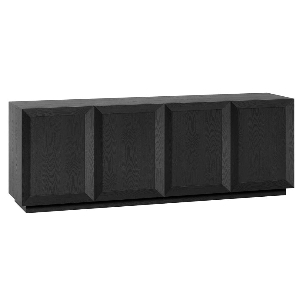 Hudson & Canal - Morse Rectangular TV Stand for TV's up to 75" in Black Grain - TV2403 view 3