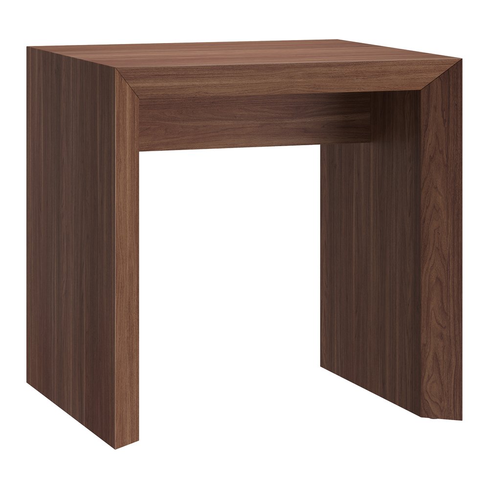 Hudson & Canal - Oswin 22in Wide Rectangular Side Table in Satin Walnut - ST2549 view 1