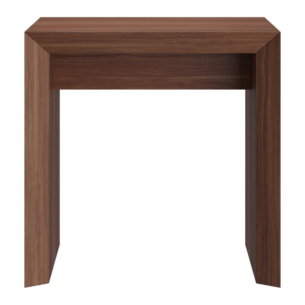 Hudson & Canal - Oswin 22in Wide Rectangular Side Table in Satin Walnut - ST2549 view 2