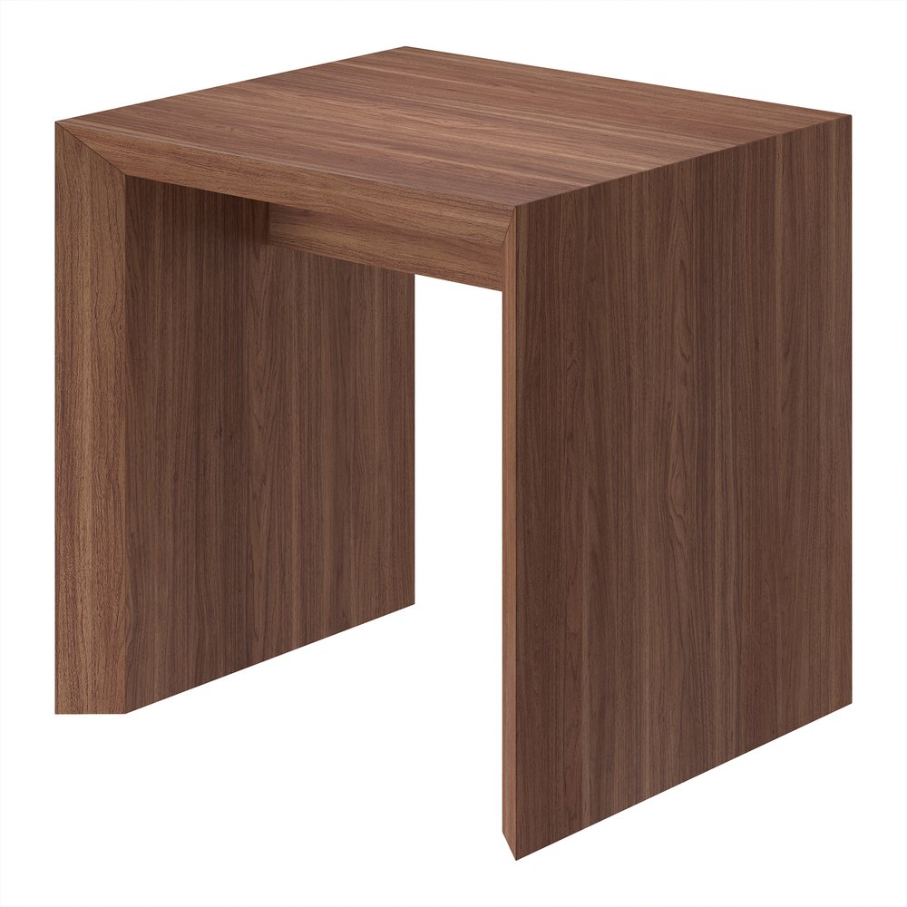 Hudson & Canal - Oswin 22in Wide Rectangular Side Table in Satin Walnut - ST2549 view 3