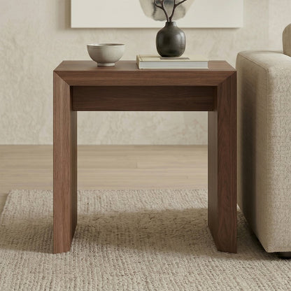 Hudson & Canal - Oswin 22in Wide Rectangular Side Table in Satin Walnut - ST2549 view 5
