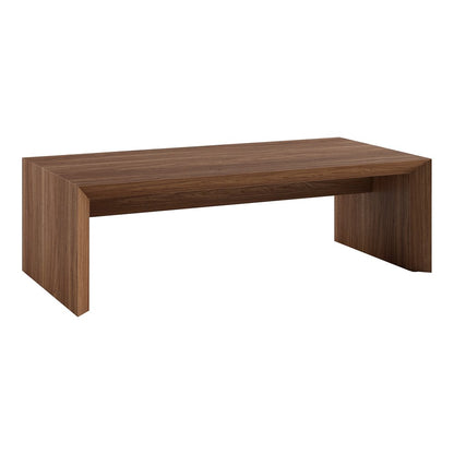 Hudson & Canal - Oswin 48in Wide Rectangular Coffee Table in Satin Walnut - CT2571 view 1