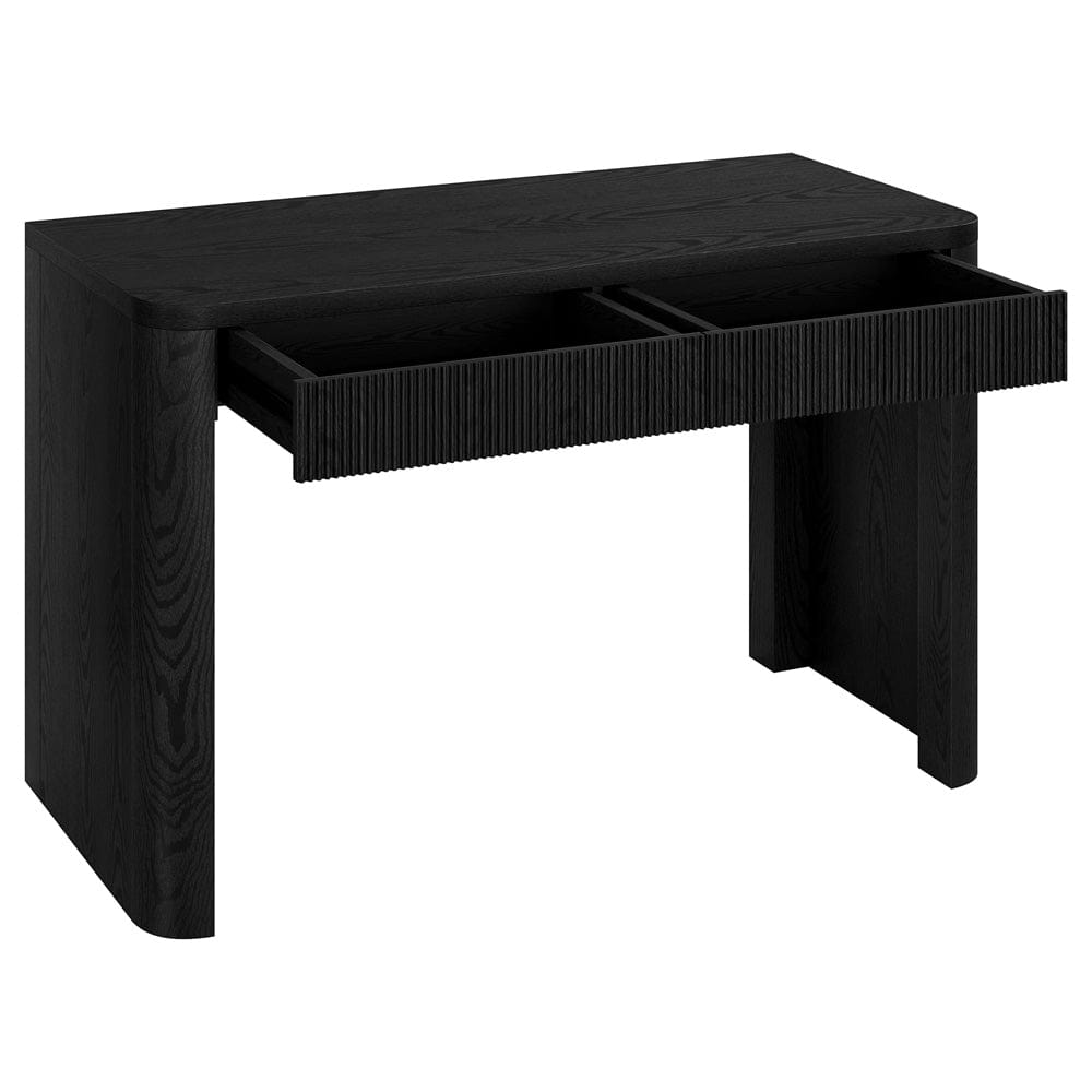 Hudson & Canal - Palmera 47.5" Wide Rectangular Desk in Black Grain - OF2380 view 4