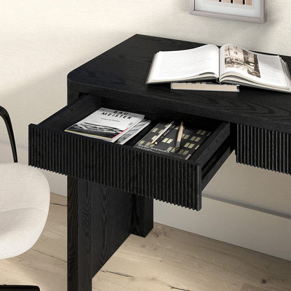 Hudson & Canal - Palmera 47.5" Wide Rectangular Desk in Black Grain - OF2380 view 6