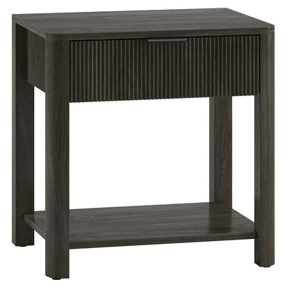 Hudson & Canal - Pomona 24" Wide Rectangular Nightstand in Alder Brown - NS2433 view 2