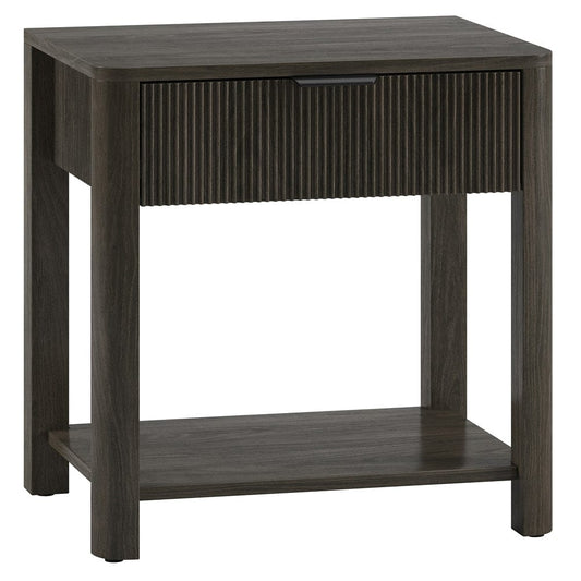 Hudson & Canal - Pomona 24" Wide Rectangular Nightstand in Alder Brown - NS2433 view 2