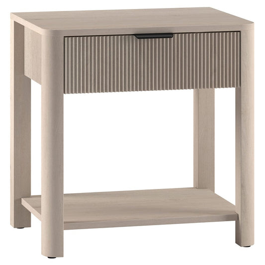 Hudson & Canal - Pomona 24" Wide Rectangular Nightstand in Alder White - NS2432 view 1