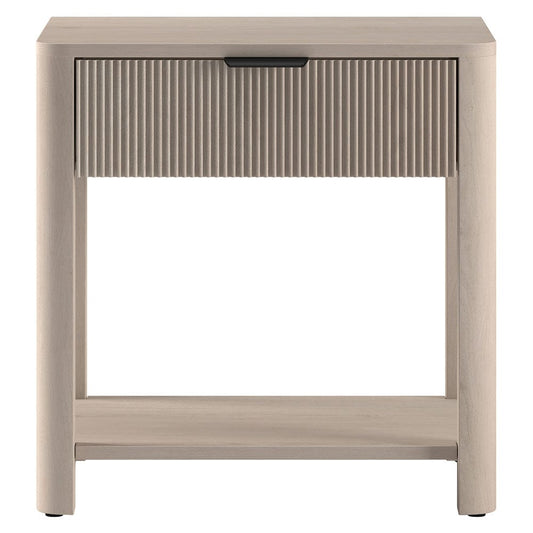 Hudson & Canal - Pomona 24" Wide Rectangular Nightstand in Alder White - NS2432 view 2