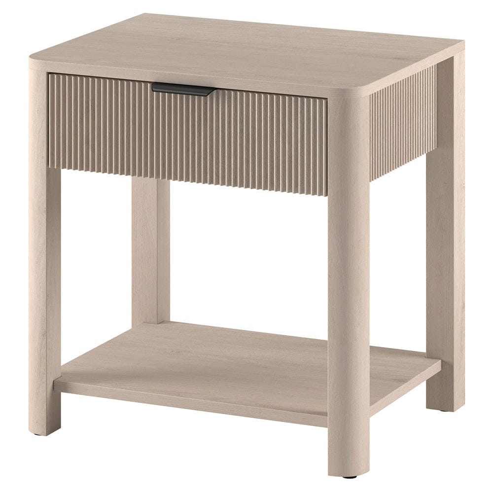 Hudson & Canal - Pomona 24" Wide Rectangular Nightstand in Alder White - NS2432 view 3