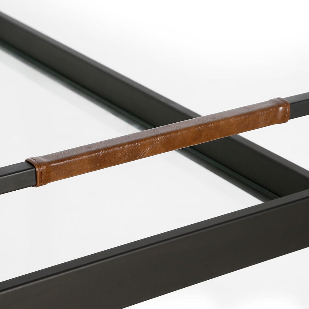 Hudson & Canal - Riyo 33" Wide Rectangular Bar Cart in Blackened Bronze - BC2328 view 4