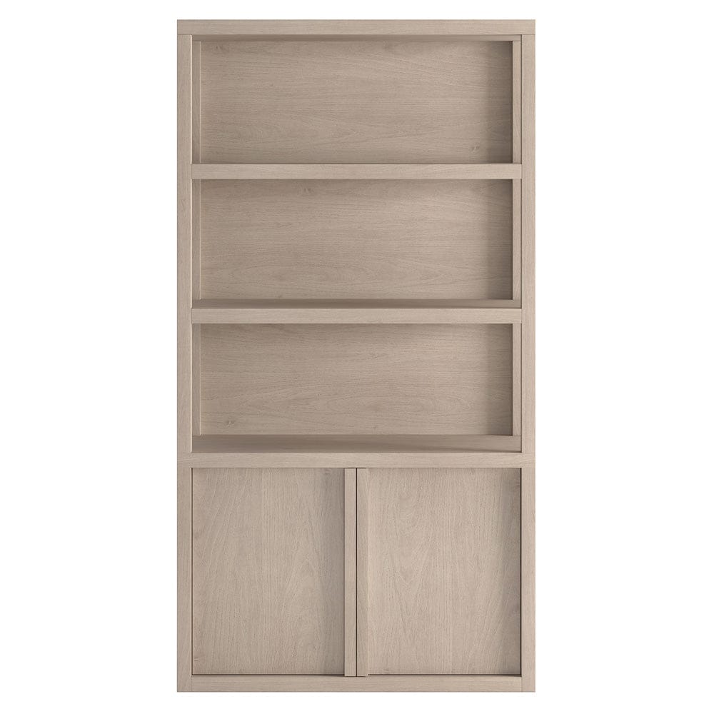 Hudson & Canal - Savin 67.5" Tall Rectangular Bookcase in Alder White - BK2434 view 2