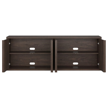 Hudson & Canal - Savin Rectangular TV Stand for TV's up to 75" in Alder Brown - TV2392 view 4