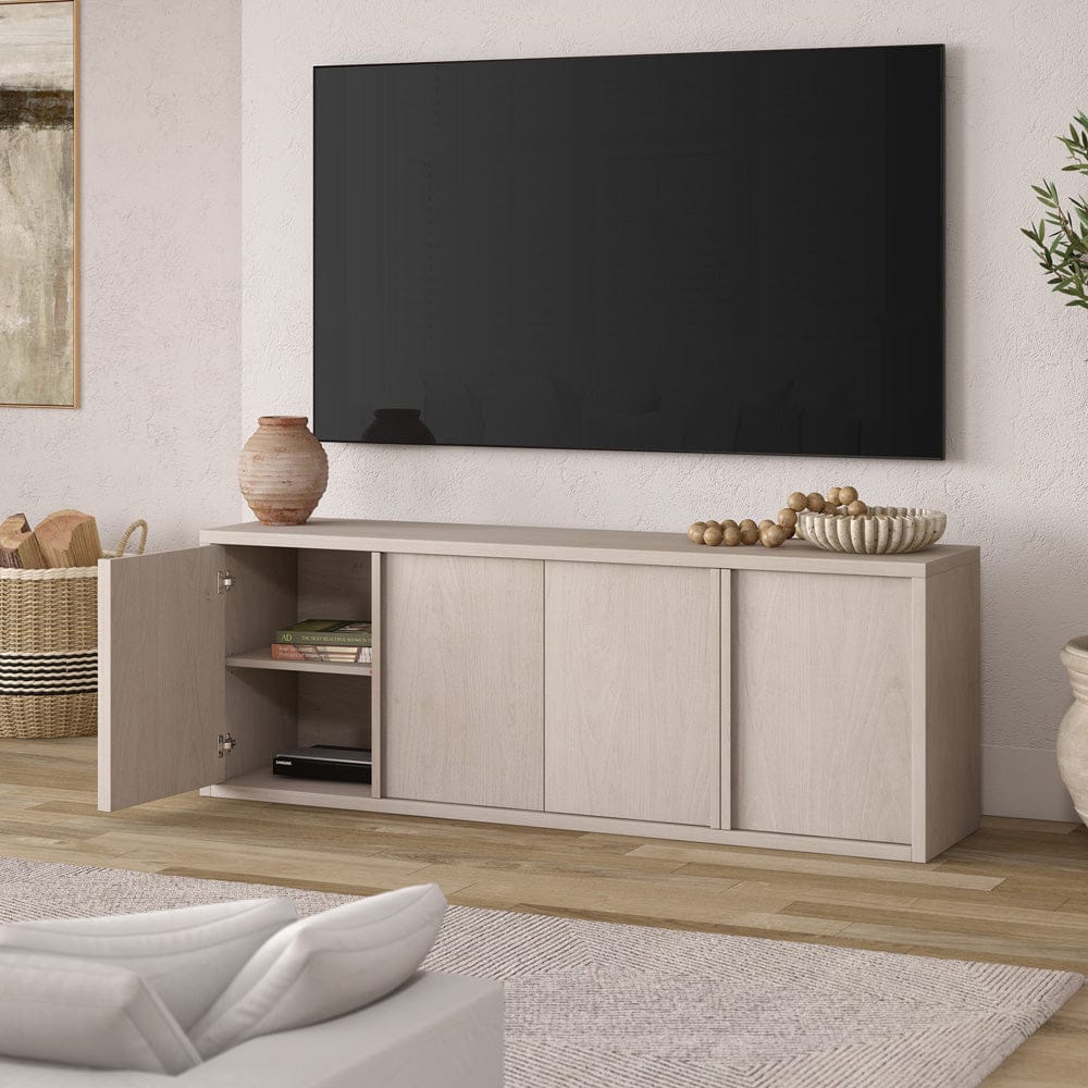 Hudson & Canal - Savin Rectangular TV Stand for TV's up to 75" in Alder White - TV2391 view 7