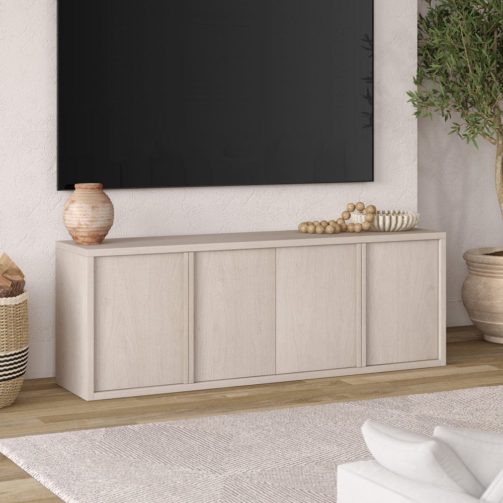 Hudson & Canal - Savin Rectangular TV Stand for TV's up to 75" in Alder White - TV2391 view 8