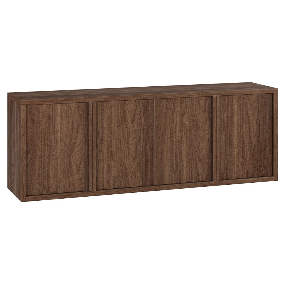 Hudson & Canal - Savin Rectangular TV Stand for TV's up to 75" in Satin Walnut - TV2393 view 1