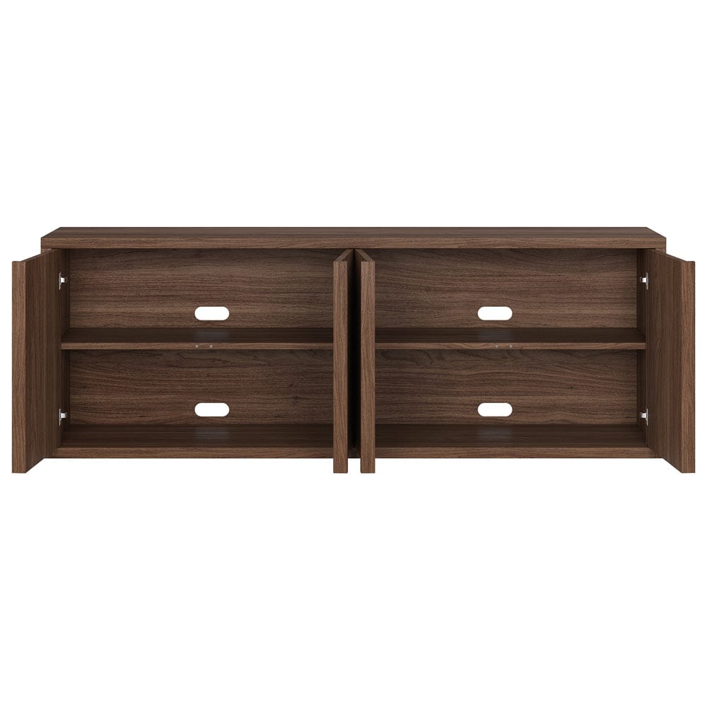 Hudson & Canal - Savin Rectangular TV Stand for TV's up to 75" in Satin Walnut - TV2393 view 4