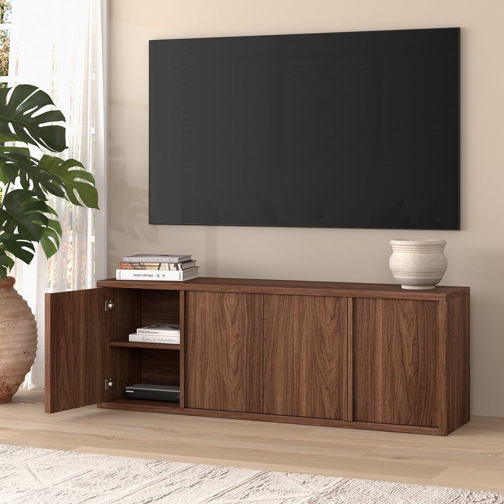 Hudson & Canal - Savin Rectangular TV Stand for TV's up to 75" in Satin Walnut - TV2393 view 7