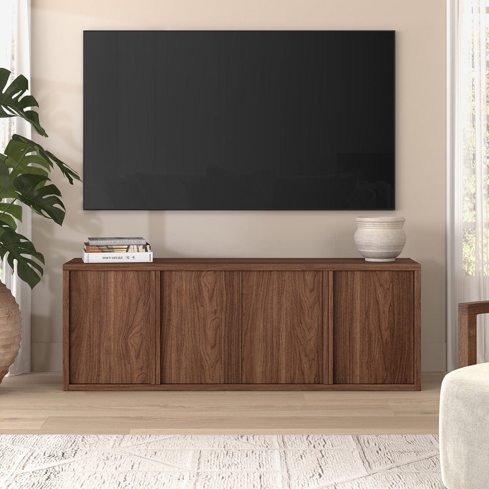Hudson & Canal - Savin Rectangular TV Stand for TV's up to 75" in Satin Walnut - TV2393 view 8