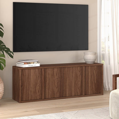 Hudson & Canal - Savin Rectangular TV Stand for TV's up to 75" in Satin Walnut - TV2393 view 9