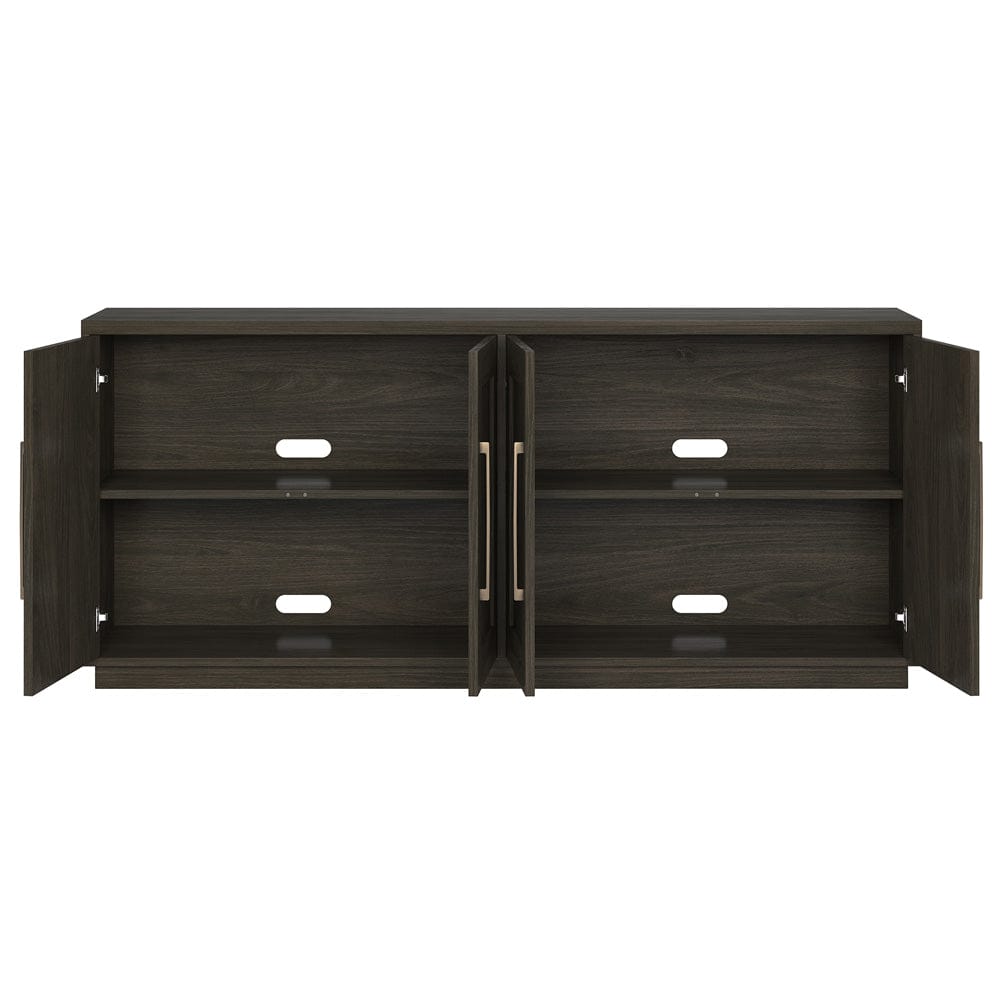Hudson & Canal - Tillman 68" Rectangular Buffet Table in Alder Brown - BF2421 view 4