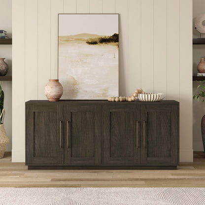 Hudson & Canal - Tillman 68" Rectangular Buffet Table in Alder Brown - BF2421 view 8
