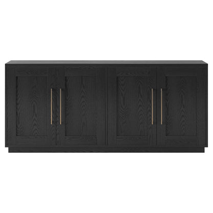 Hudson & Canal - Tillman 68" Rectangular Buffet Table in Black Grain - BF2419 view 2