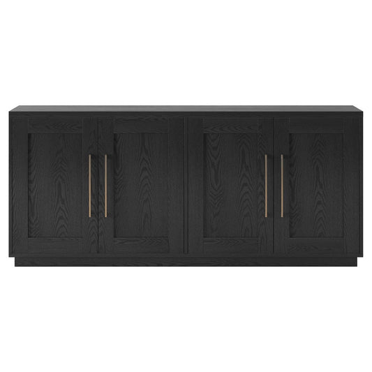 Hudson & Canal - Tillman 68" Rectangular Buffet Table in Black Grain - BF2419 view 2