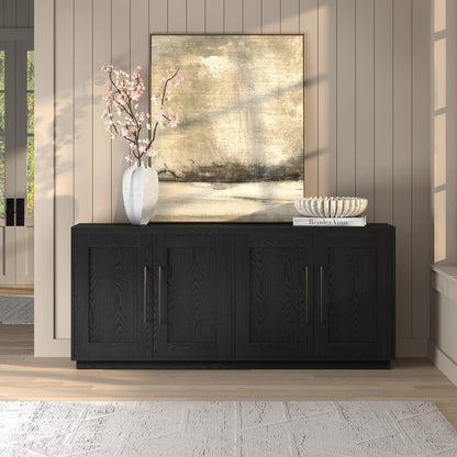Hudson & Canal - Tillman 68" Rectangular Buffet Table in Black Grain - BF2419 view 8