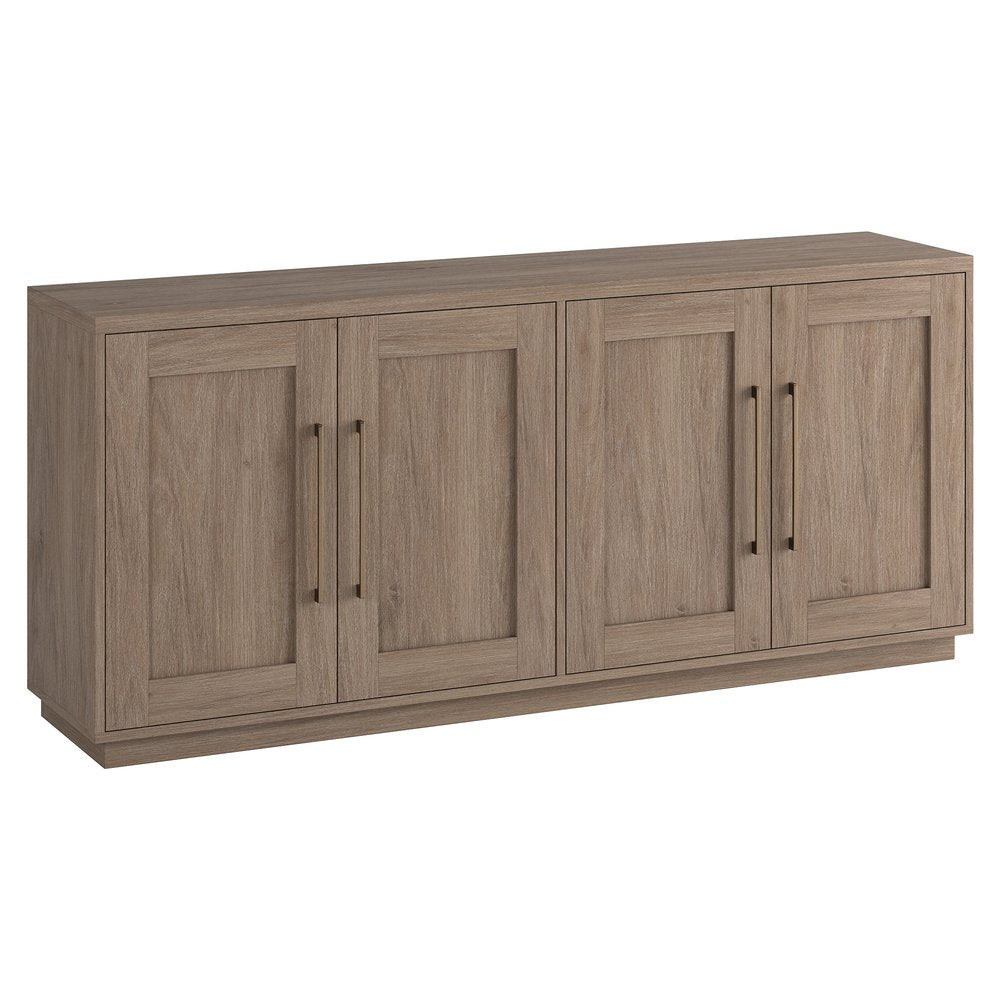 Hudson & Canal - Tillman 68in Rectangular Buffet Table in Antiqued Gray Oak - BF2553 view 1