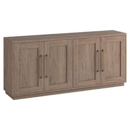 Hudson & Canal - Tillman 68in Rectangular Buffet Table in Antiqued Gray Oak - BF2553 view 1
