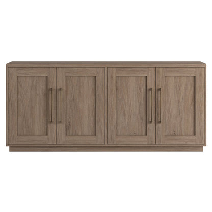 Hudson & Canal - Tillman 68in Rectangular Buffet Table in Antiqued Gray Oak - BF2553 view 2