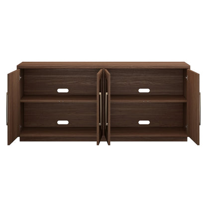 Hudson & Canal - Tillman 68in Rectangular Buffet Table in Satin Walnut - BF2530 view 4