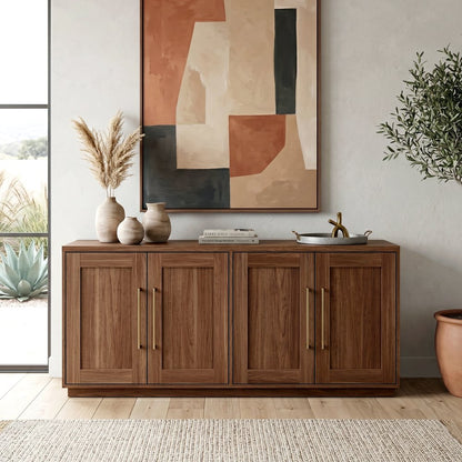 Hudson & Canal - Tillman 68in Rectangular Buffet Table in Satin Walnut - BF2530 view 5