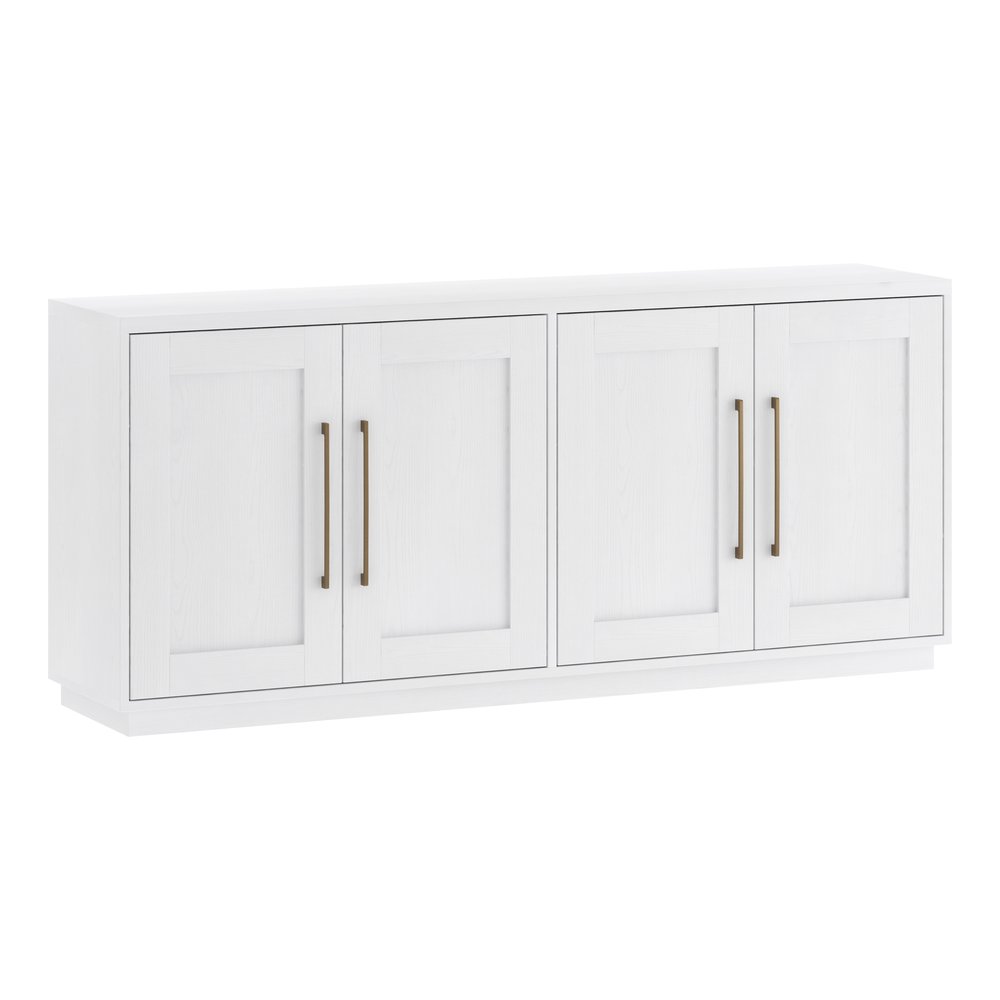 Hudson & Canal - Tillman 68in Rectangular Buffet Table in White - BF2529 view 1