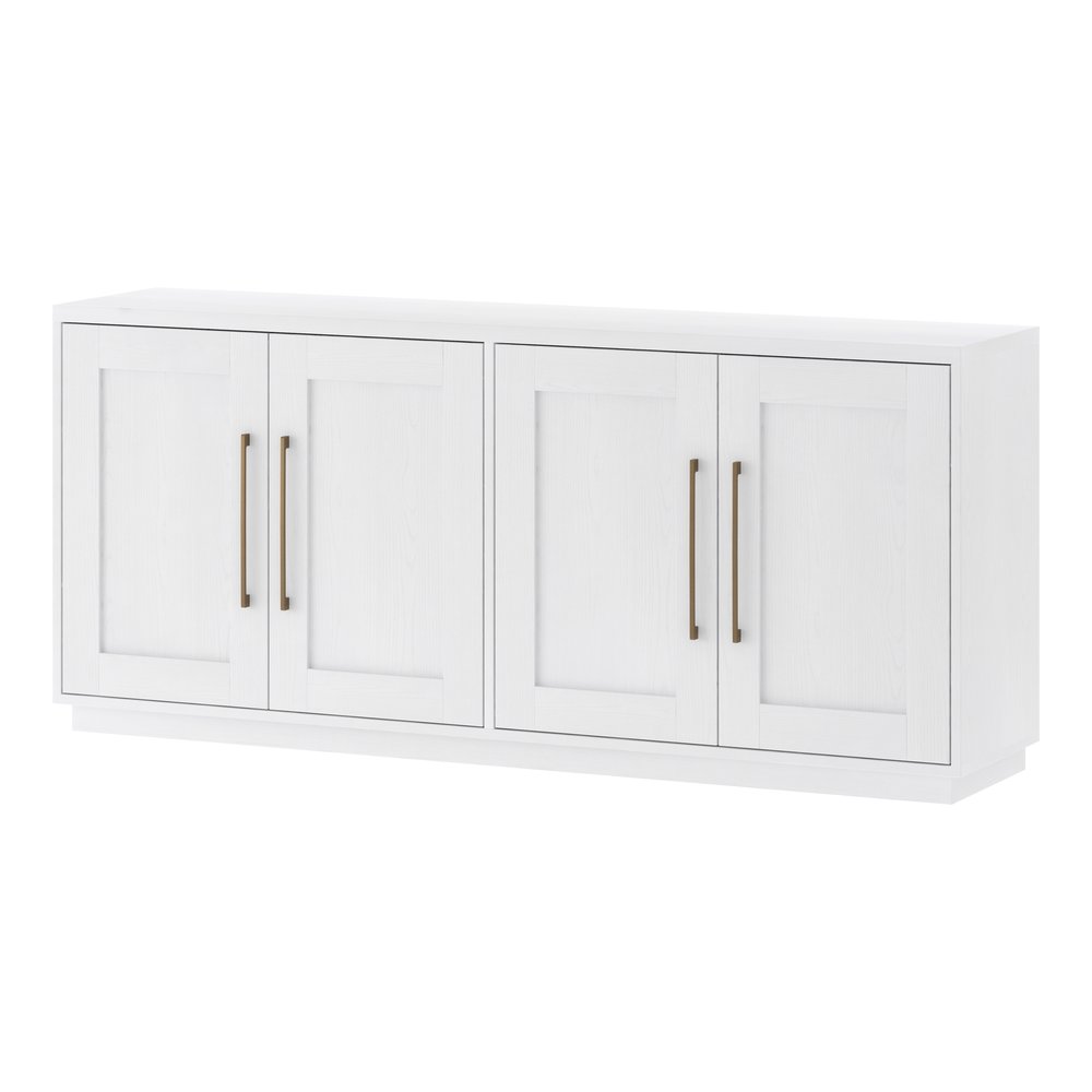 Hudson & Canal - Tillman 68in Rectangular Buffet Table in White - BF2529 view 3