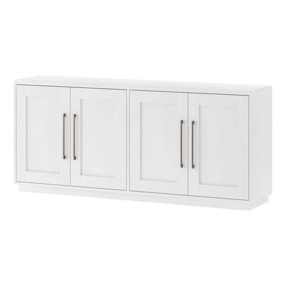 Hudson & Canal - Tillman 68in Rectangular Buffet Table in White - BF2529 view 3