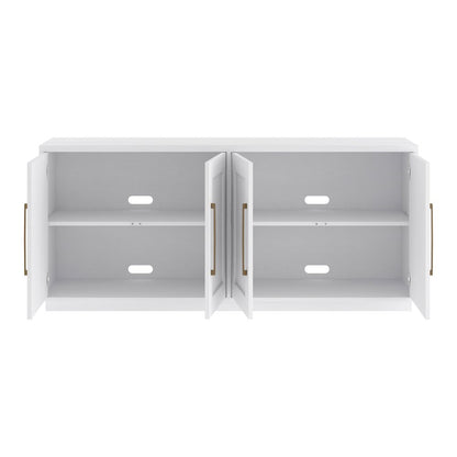 Hudson & Canal - Tillman 68in Rectangular Buffet Table in White - BF2529 view 4