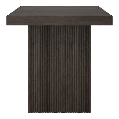 Hudson & Canal - Torren 22" Wide Square Side Table in Alder Brown - ST2424 view 2