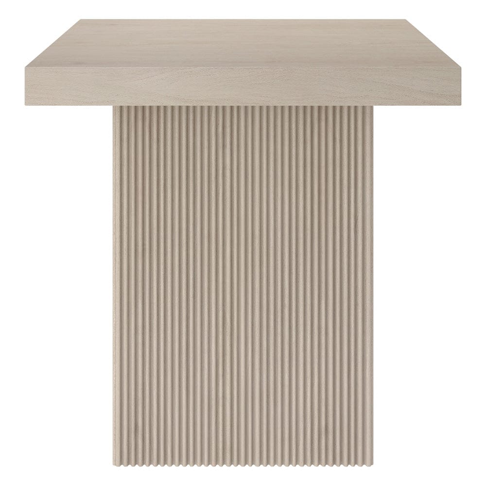 Hudson & Canal - Torren 22" Wide Square Side Table in Alder White - ST2423 view 2