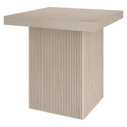 Hudson & Canal - Torren 22" Wide Square Side Table in Alder White - ST2423 view 3