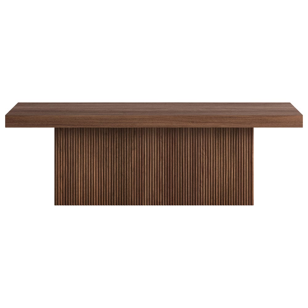 Hudson & Canal - Torren 48" Wide Rectangular Coffee Table in Satin Walnut - CT2418 view 2