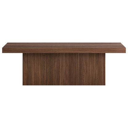 Hudson & Canal - Torren 48" Wide Rectangular Coffee Table in Satin Walnut - CT2418 view 2