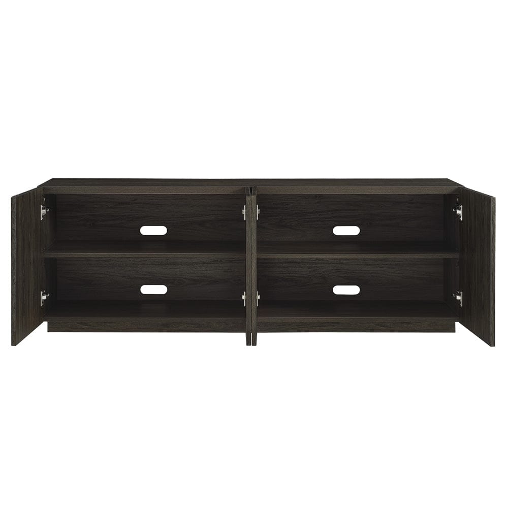 Hudson & Canal - Tyler Rectangular TV Stand for TV's up to 78" in Alder Brown - TV2387 view 4