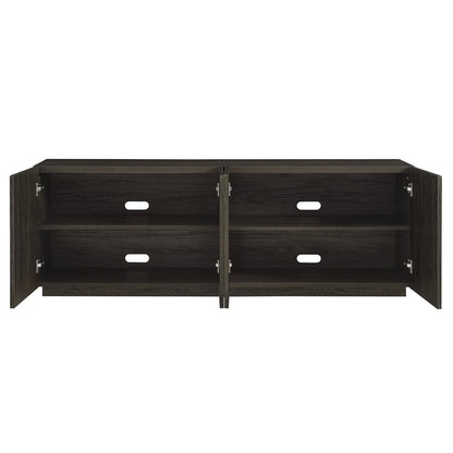 Hudson & Canal - Tyler Rectangular TV Stand for TV's up to 78" in Alder Brown - TV2387 view 4