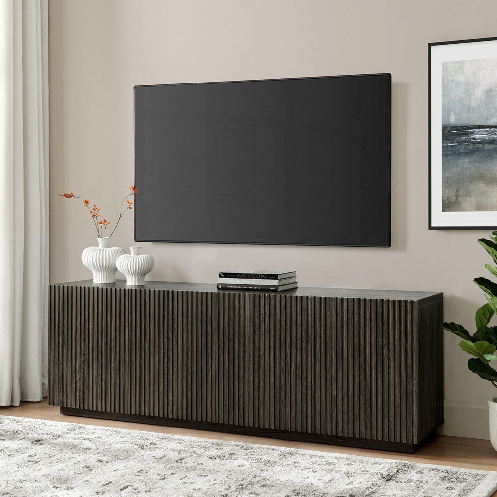 Hudson & Canal - Tyler Rectangular TV Stand for TV's up to 78" in Alder Brown - TV2387 view 9
