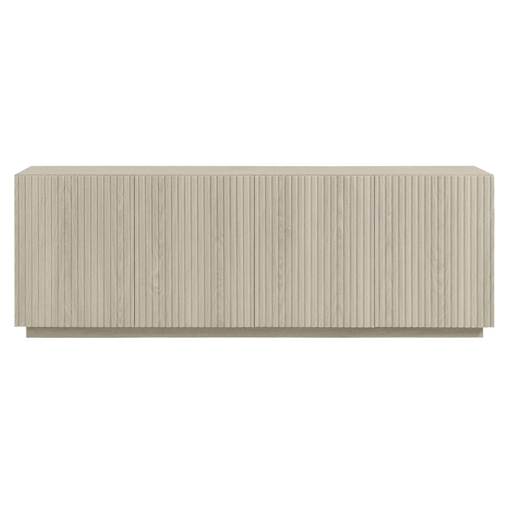 Hudson & Canal - Tyler Rectangular TV Stand for TV's up to 78" in Alder White - TV2386 view 2