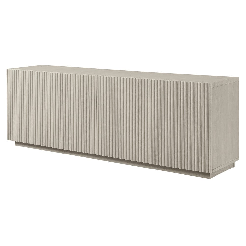 Hudson & Canal - Tyler Rectangular TV Stand for TV's up to 78" in Alder White - TV2386 view 3