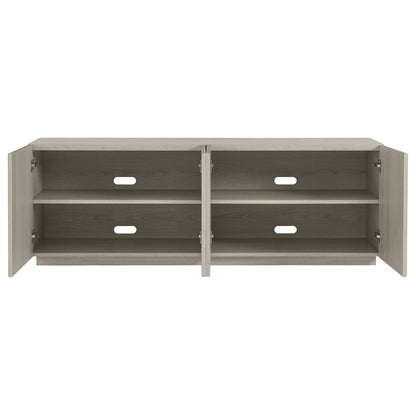 Hudson & Canal - Tyler Rectangular TV Stand for TV's up to 78" in Alder White - TV2386 view 4