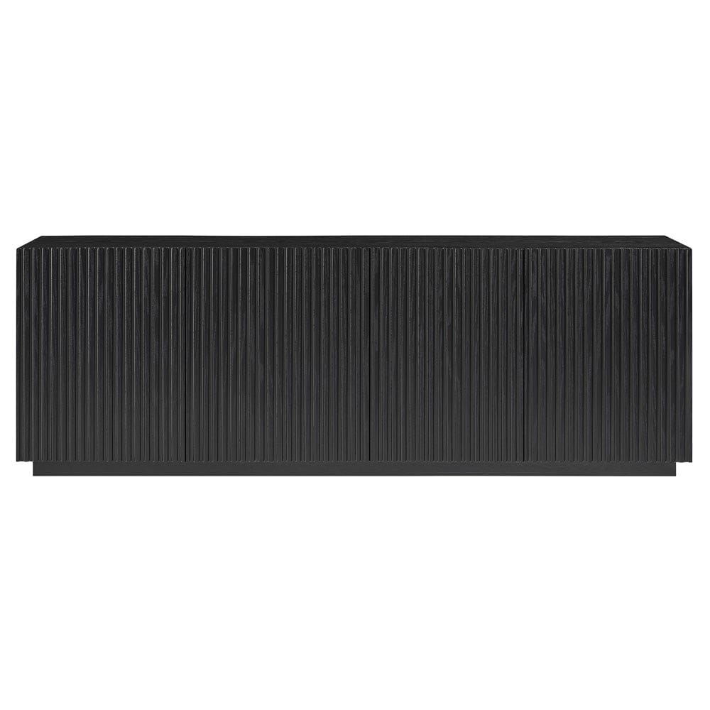 Hudson & Canal - Tyler Rectangular TV Stand for TV's up to 78" in Black Grain - TV2385 view 2